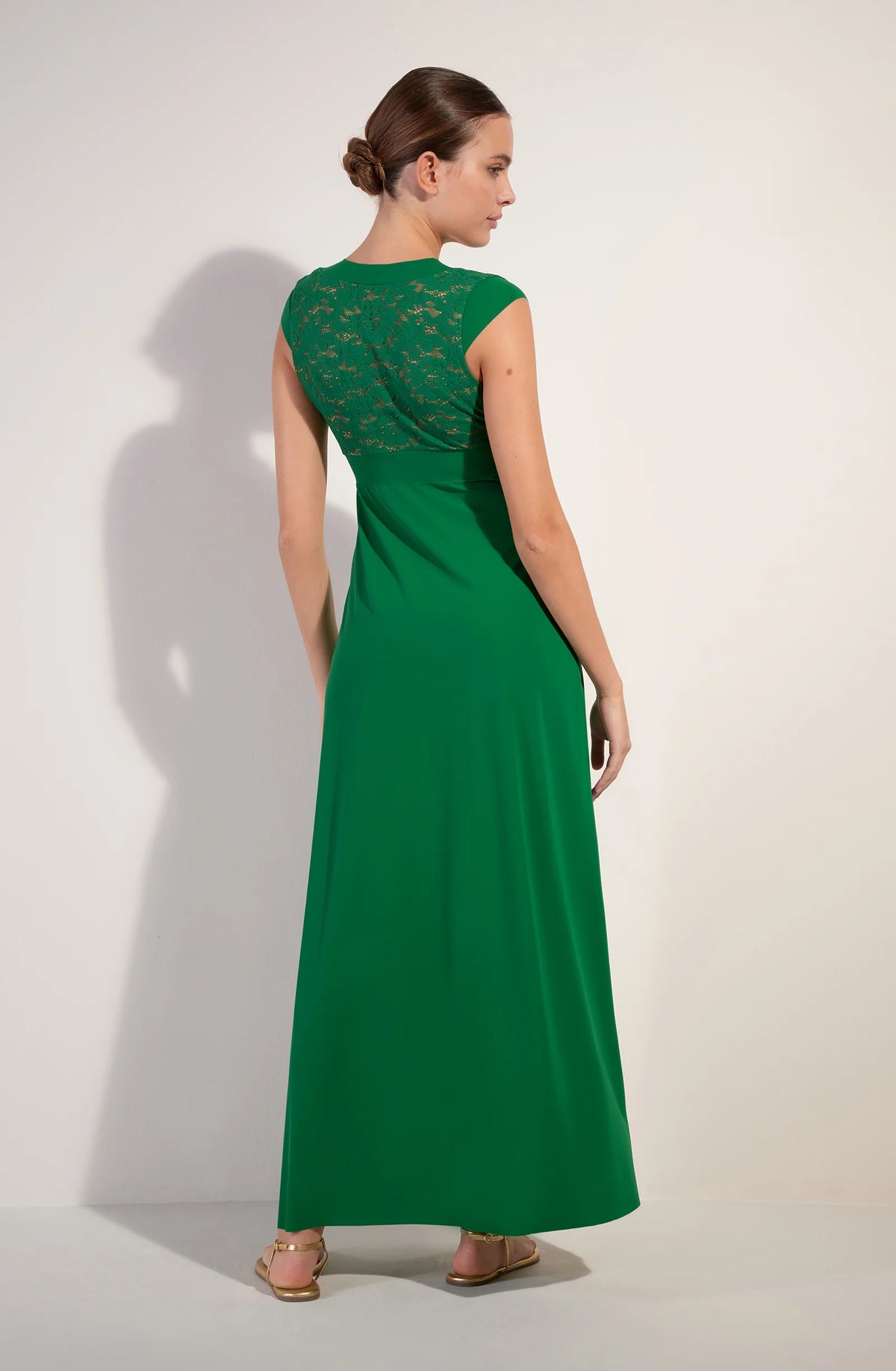 nao Jade split maxi dress