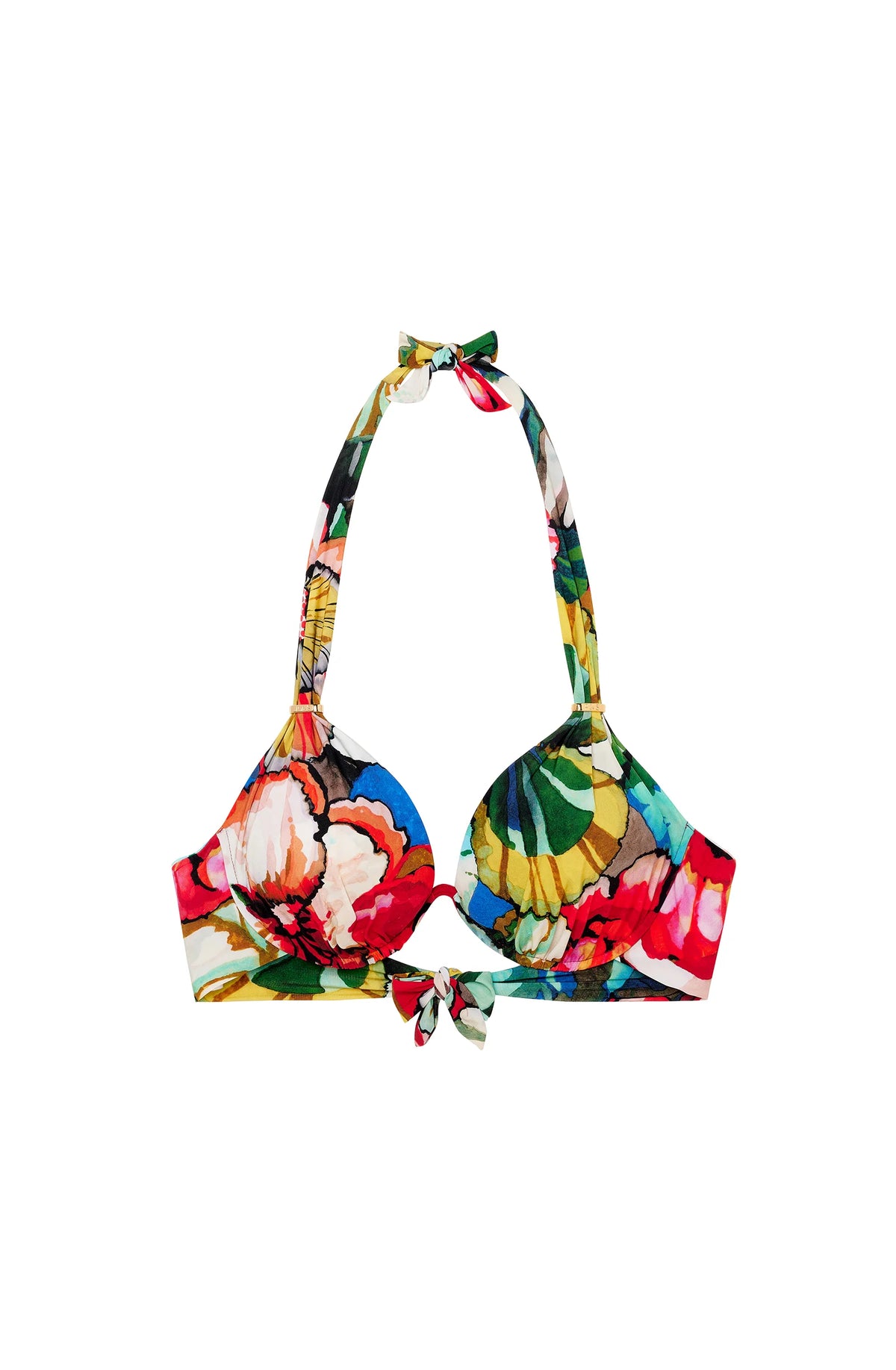 fabia Madder red underwired bikini top