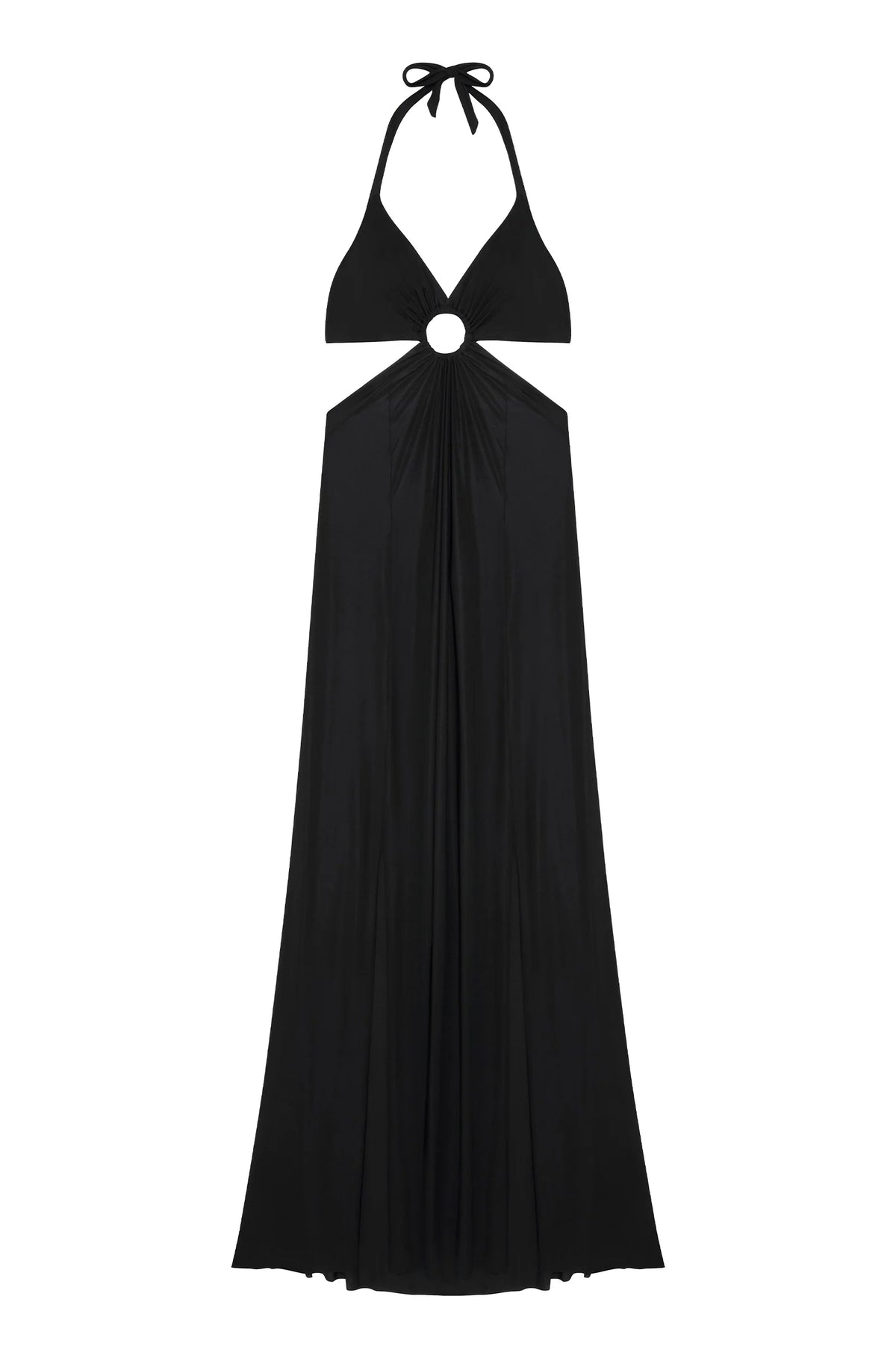 rod Long black loop dress