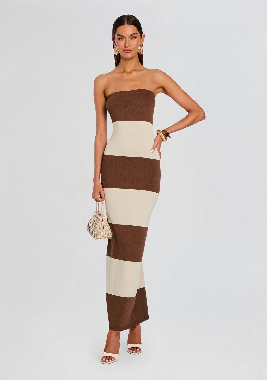 Robe longue Carrie en tricot