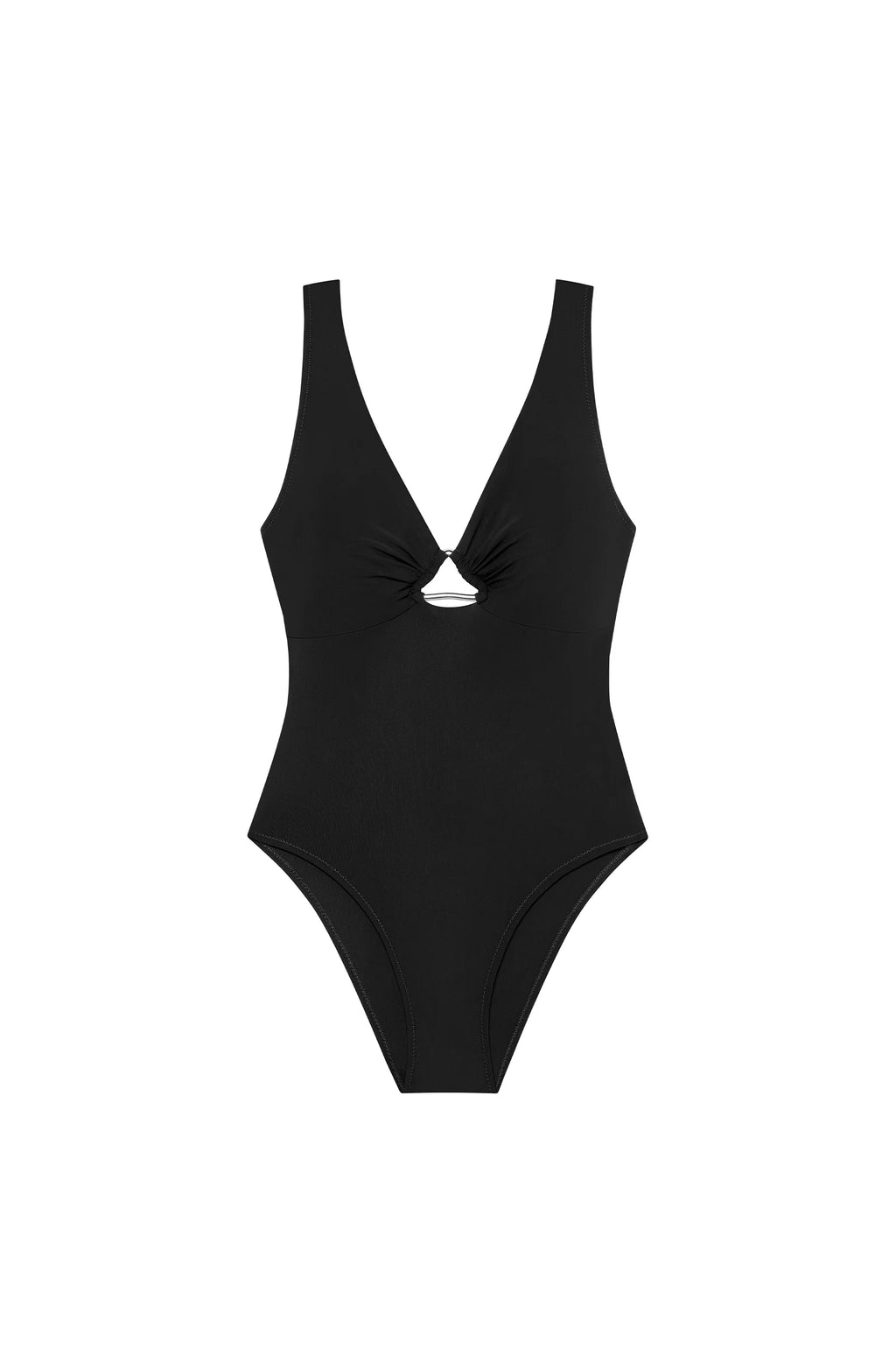 delle Raspberry racerback swimsuit with jewels