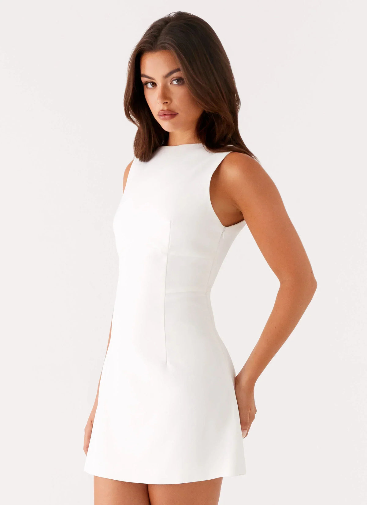 Robe courte Lulita - Blanche
