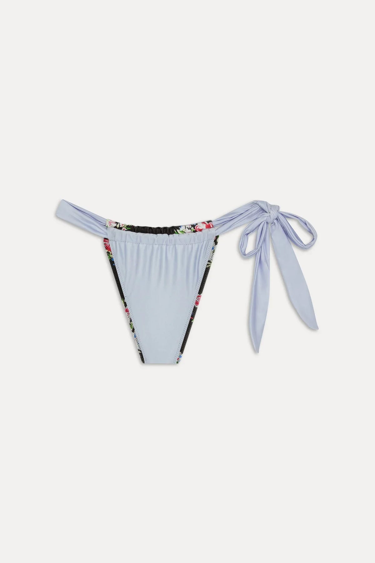 Bas de maillot de bain réversible en satin Kealy - Bouquet