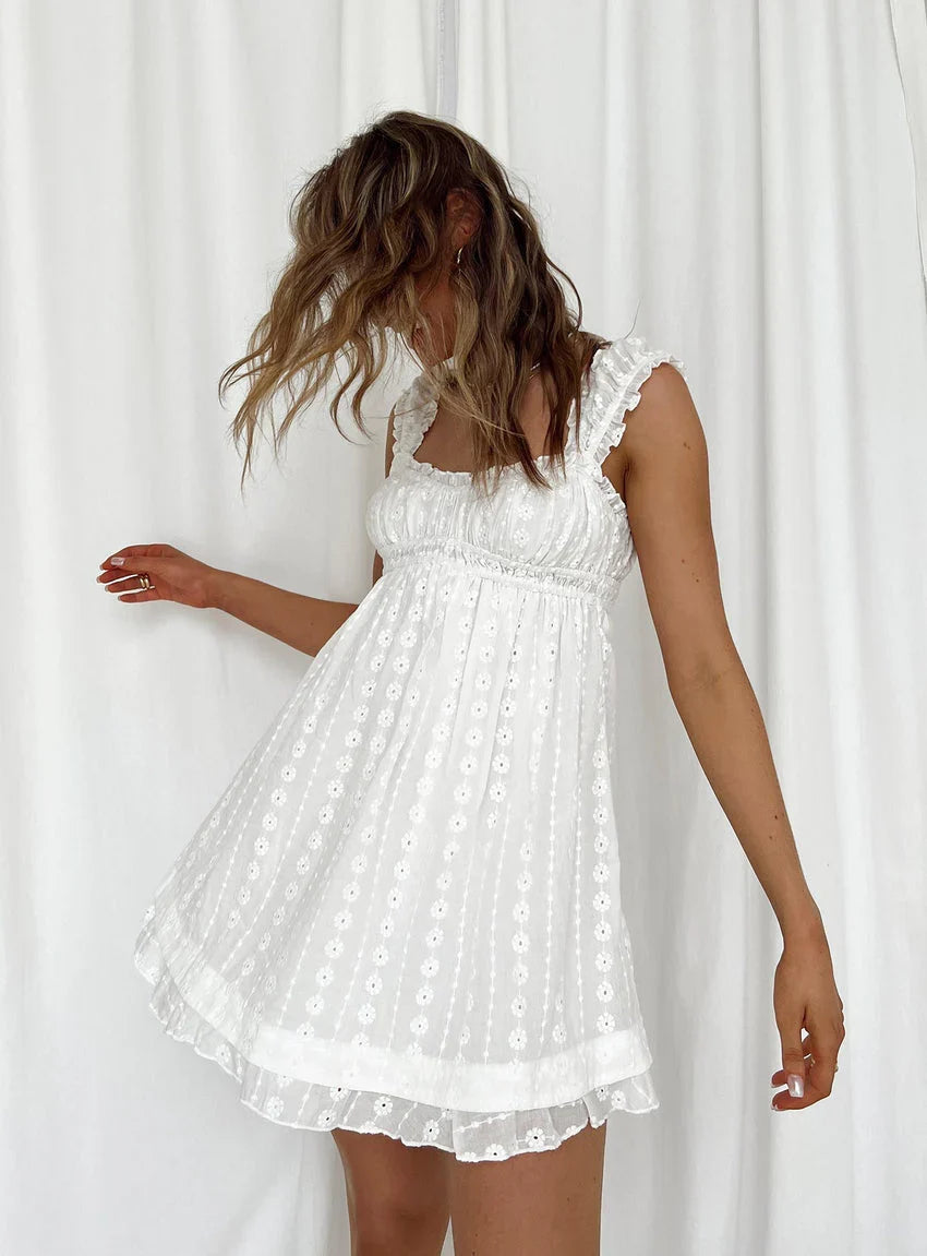 Mini-robe Carlita blanche