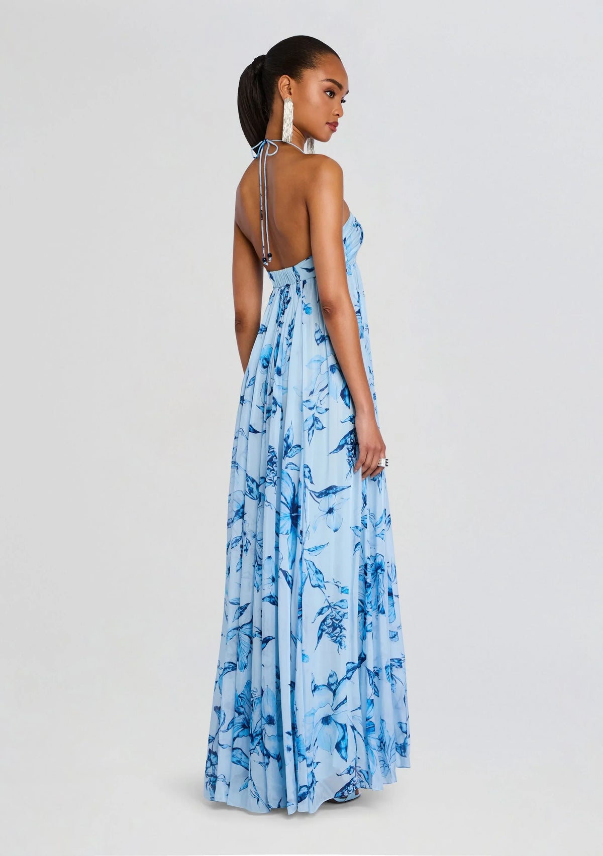Robe évasée sans bretelles Milo