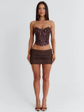 Monty Mini Skirt Bronze