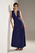 reena Navy long dress