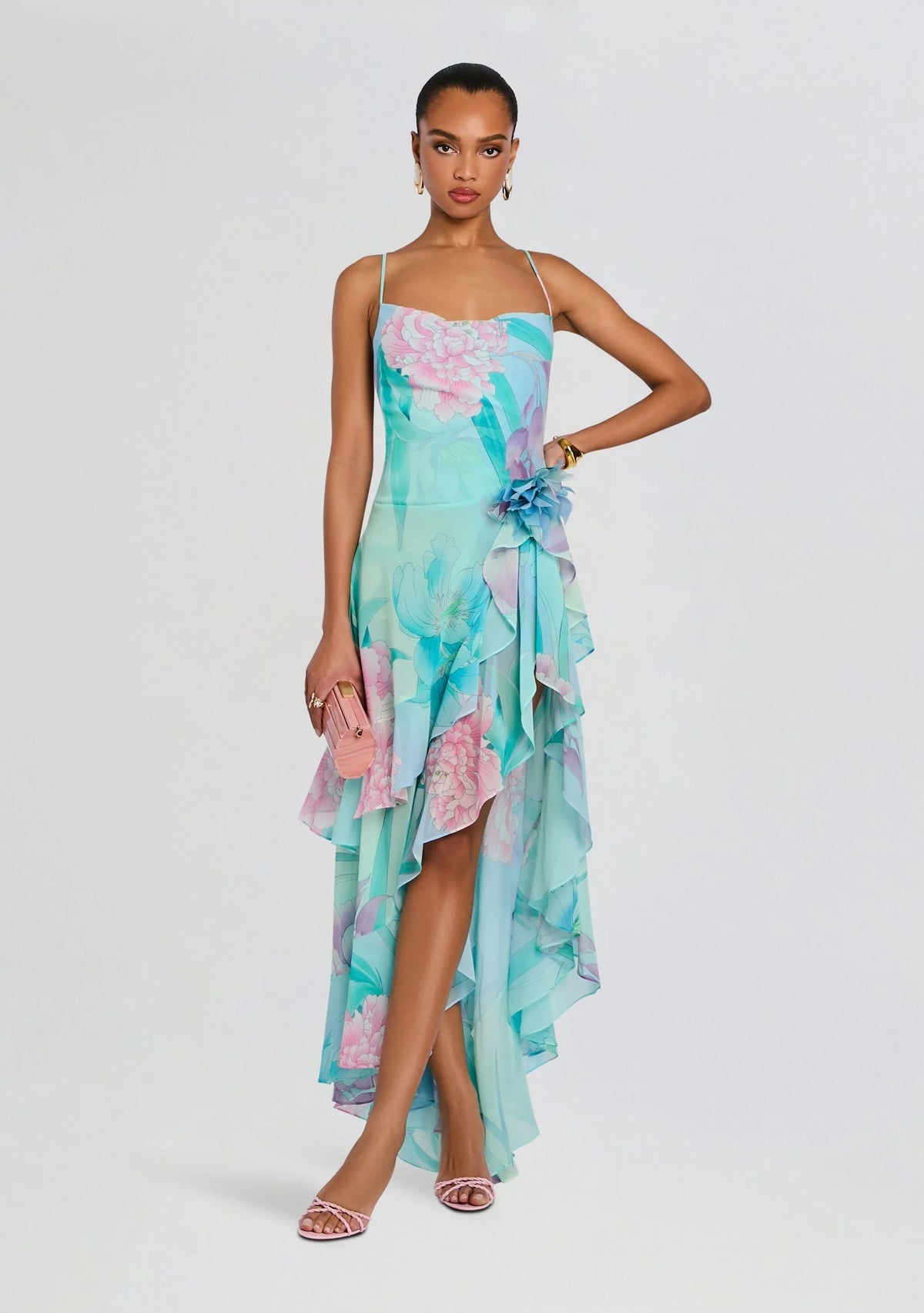 Robe Samara en mousseline de soie