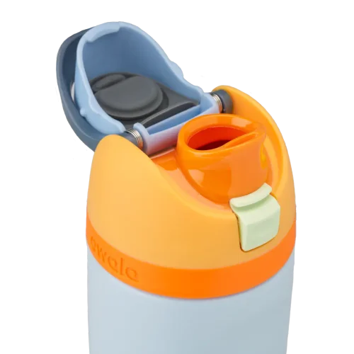 Bouteille d'eau Owala FreeSip en acier inoxydable pour enfants, 473 ml