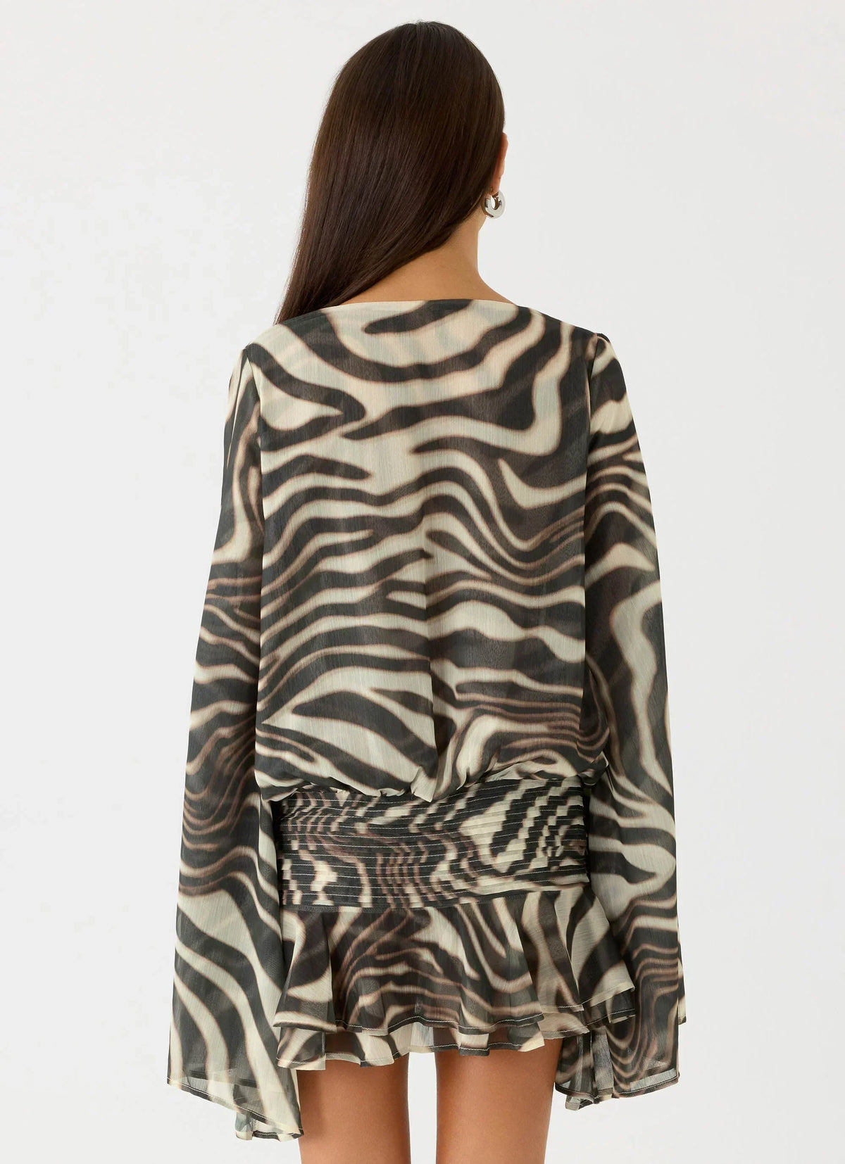 Robe Courte Elisana - Zèbre