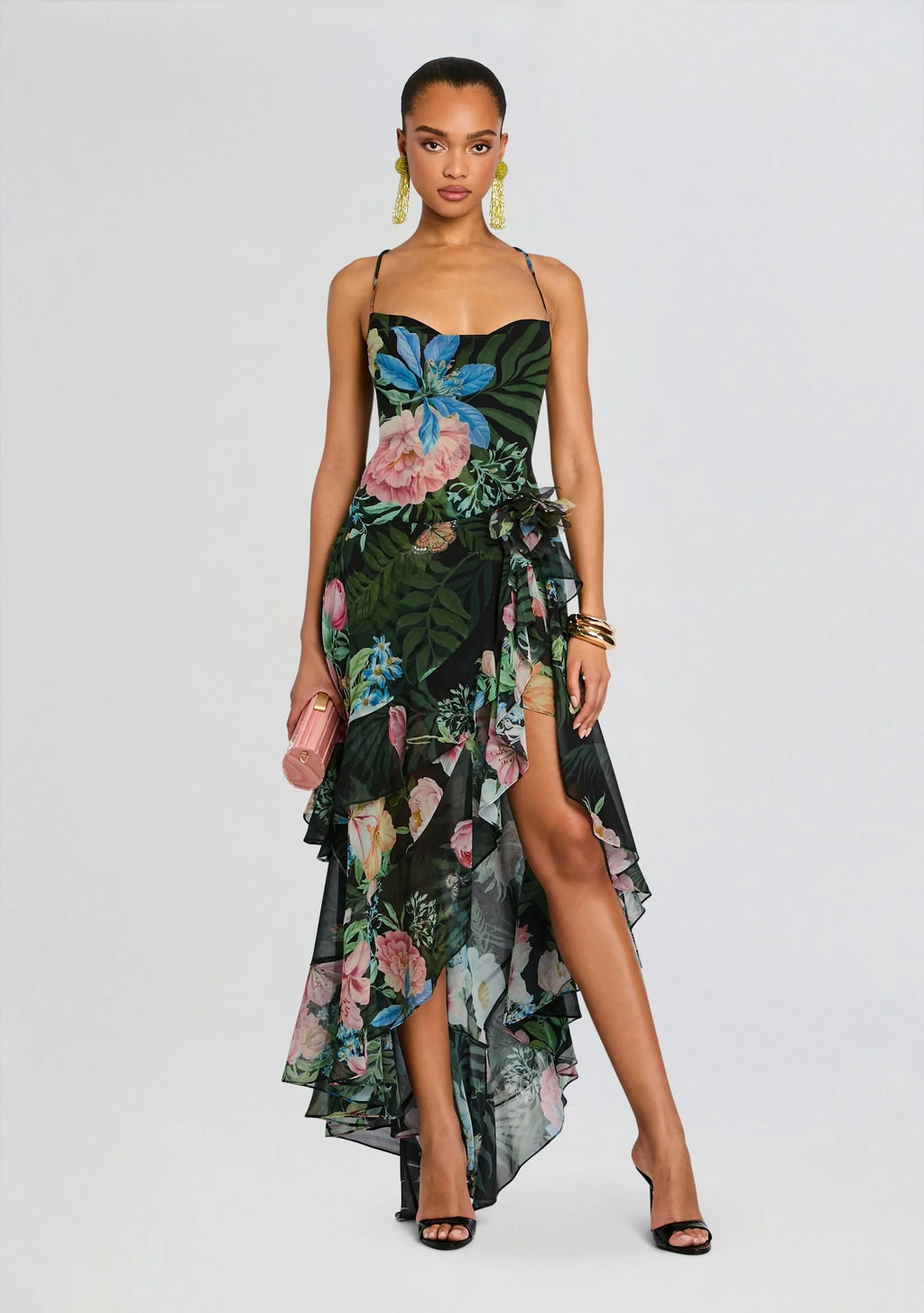 Robe Samara en mousseline de soie