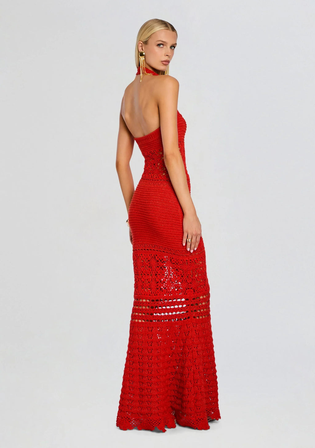 Robe longue en crochet Peggie