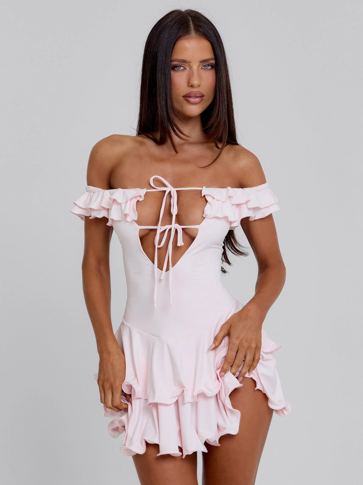Lorraine Mini Dress Pink
