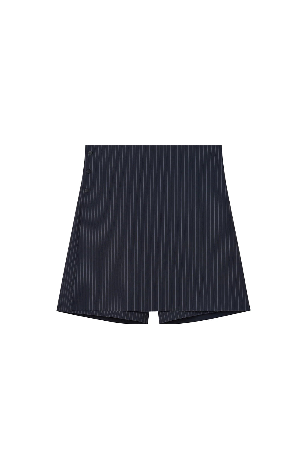 Jupe-short rayée noire stann