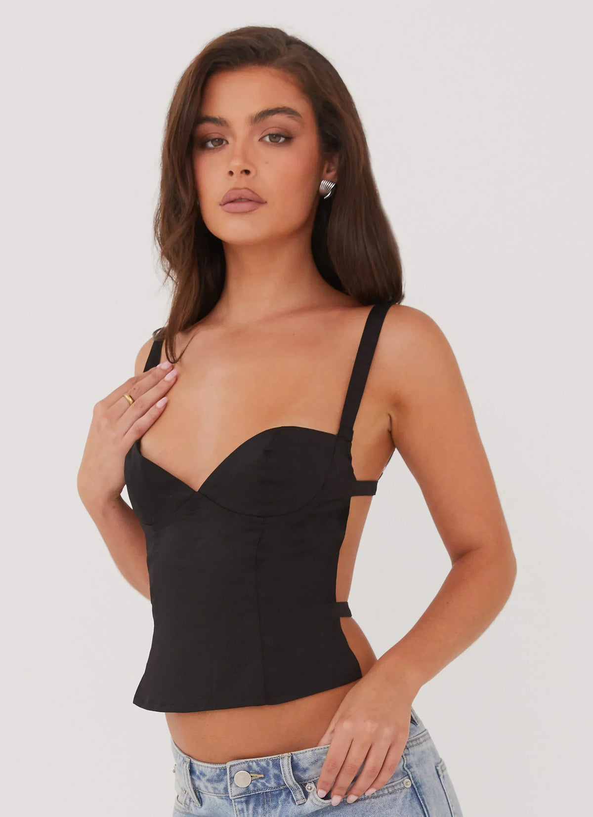Top Naomi dos nu - Noir
