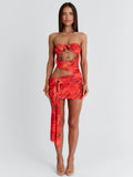 Mini-robe Lowen Rouge Écarlate Mirage