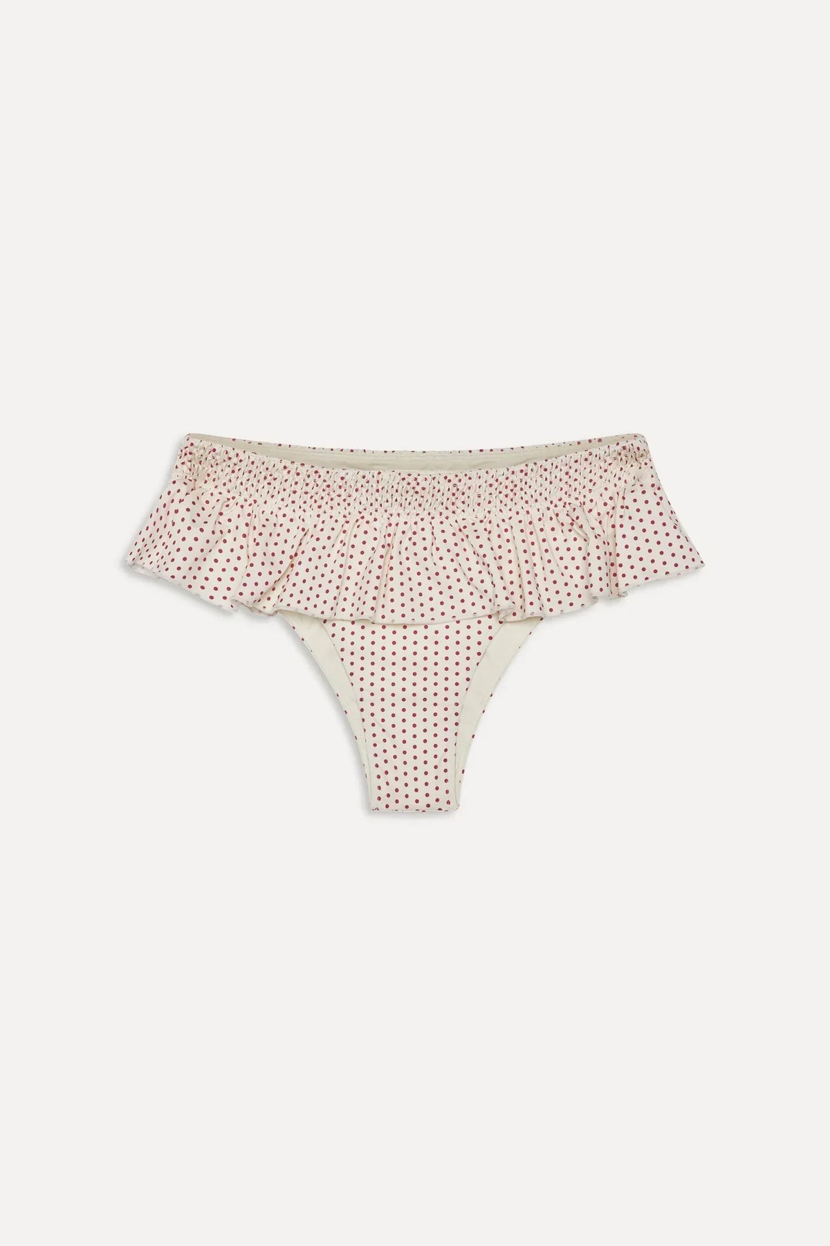x BELLA HADID Sunday Swim Skirt - Strawberry Polka Dot