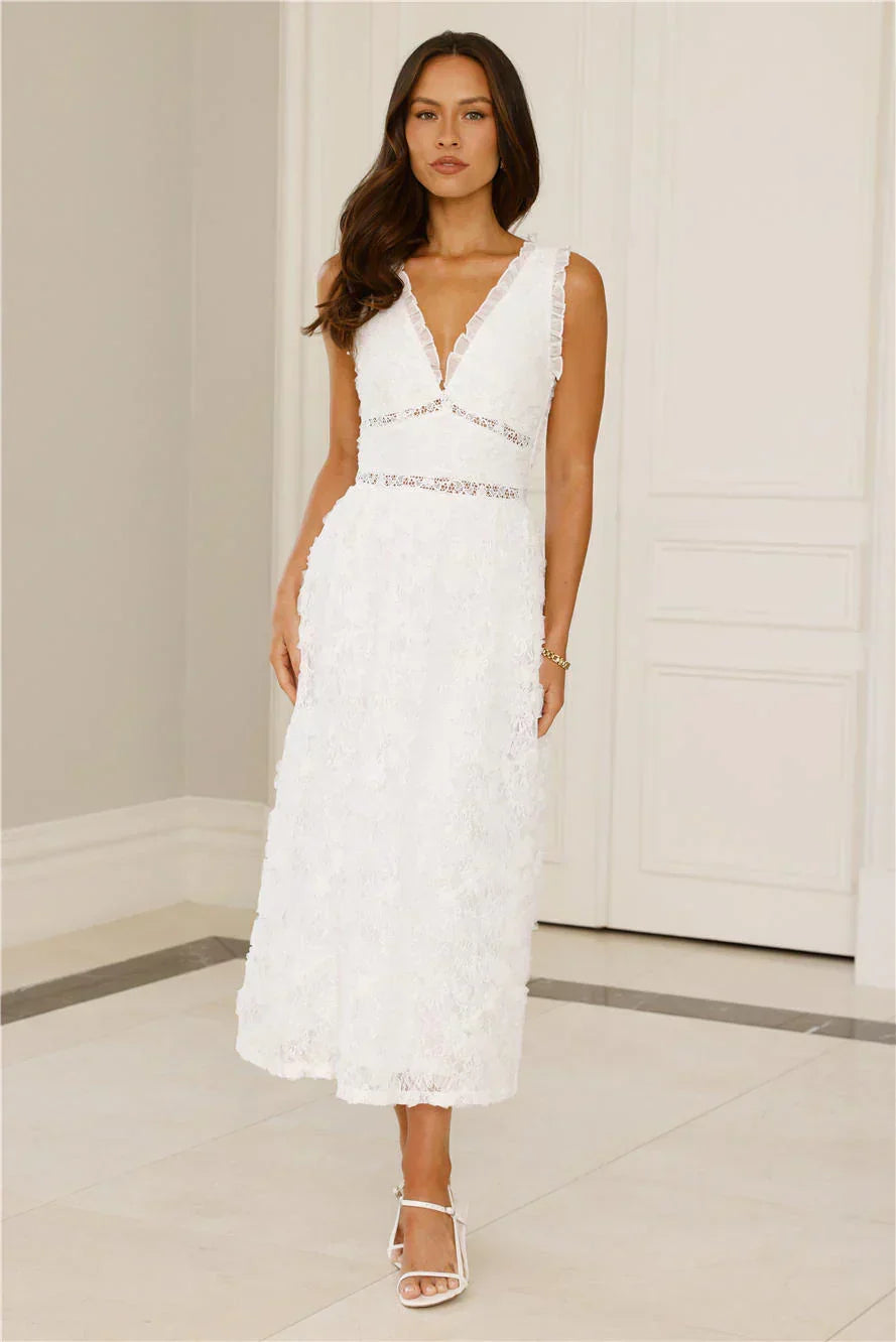Robe midi en dentelle Ballet Era