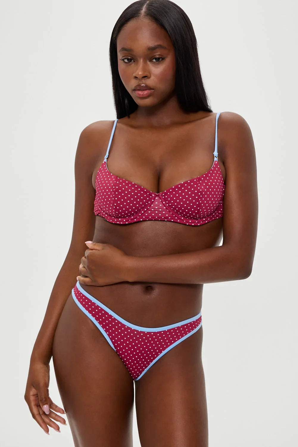 Haut de bikini Cola à pois - Tuscany