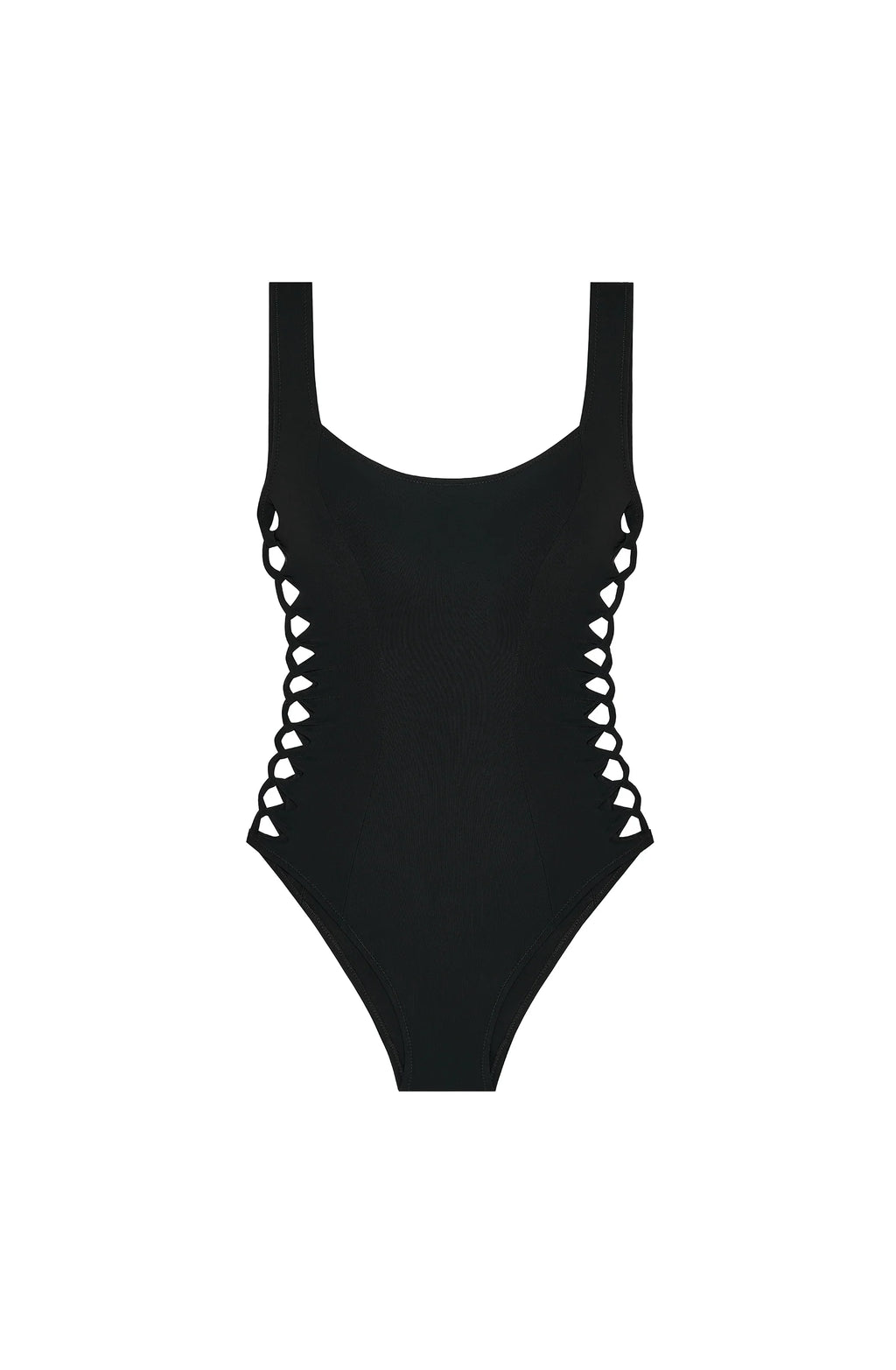 ania Black one-piece swimsuit