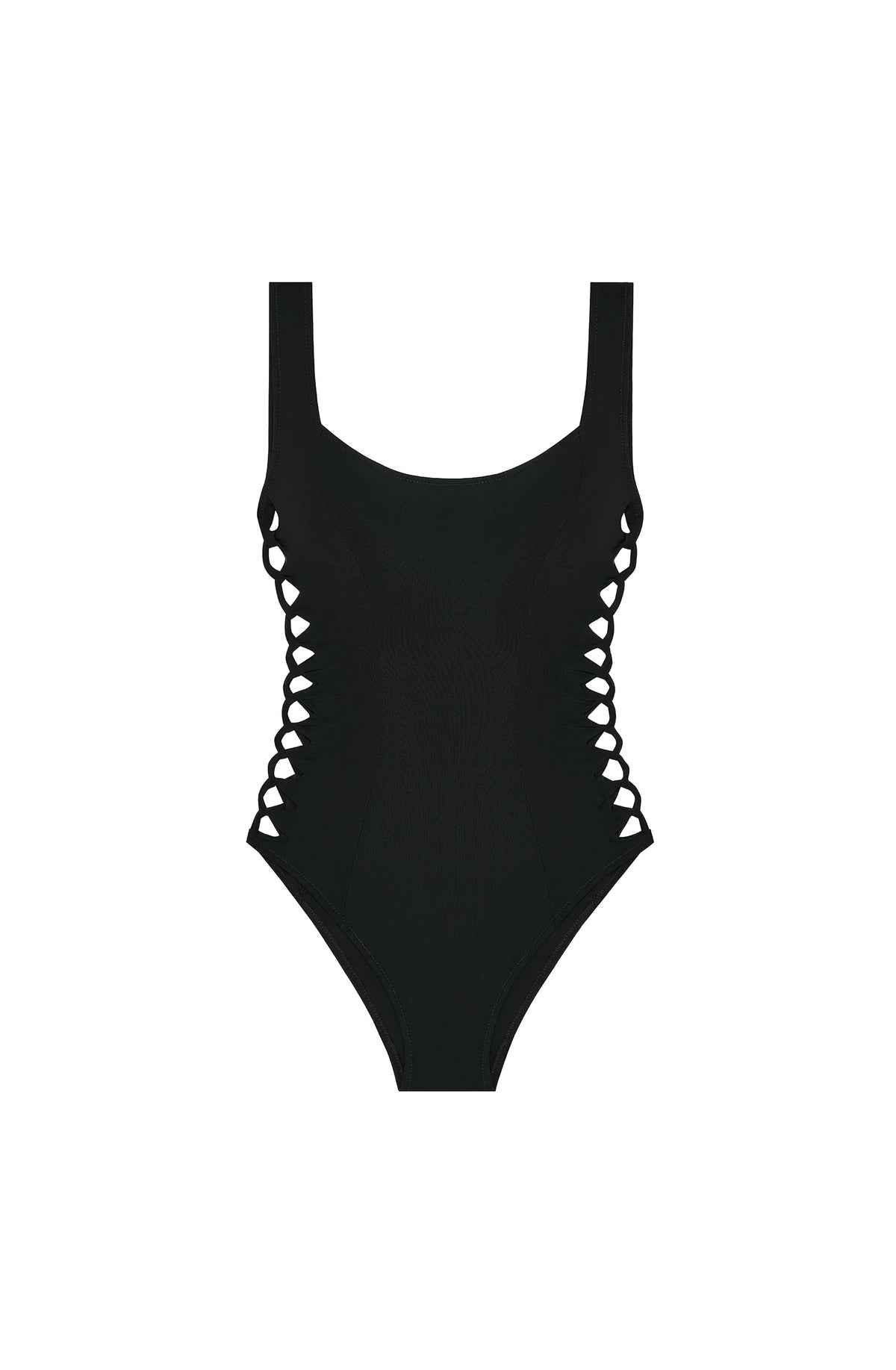 ania Black one-piece swimsuit