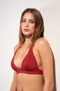 Haut de bikini push-up rouge garance Donia