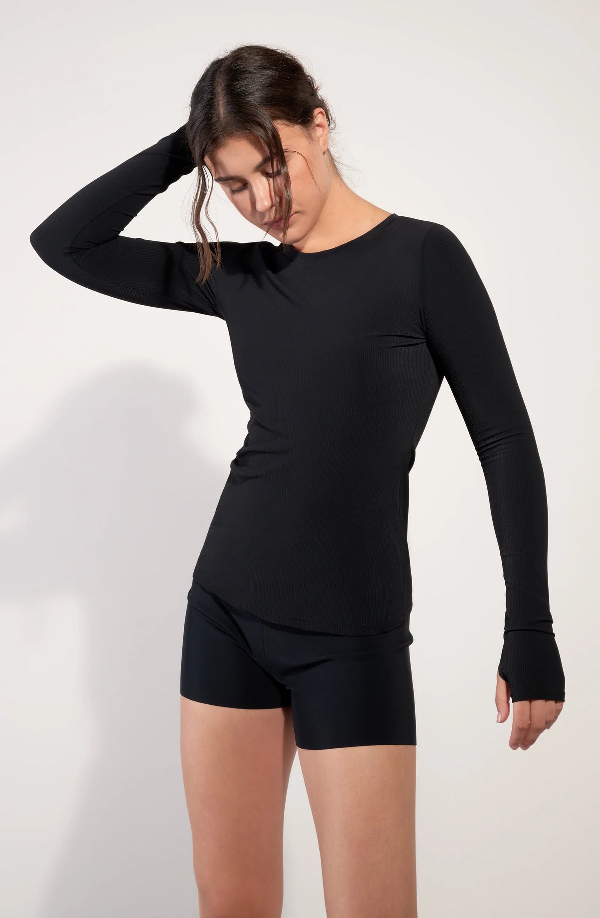 timm Black long-sleeved top