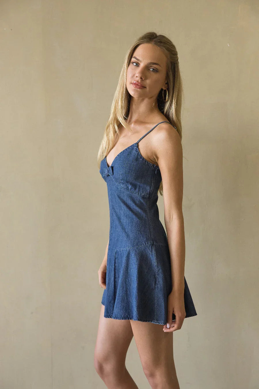 Mini-robe en jean Emery