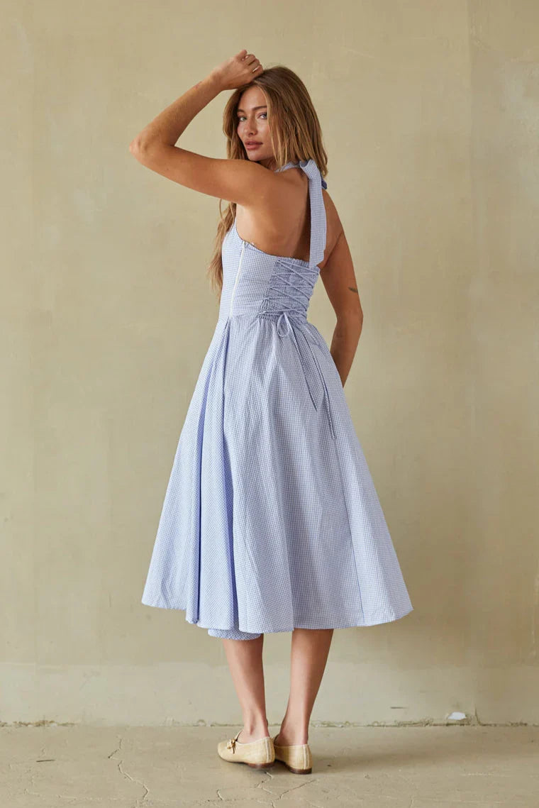Robe midi Dorothy Gingham