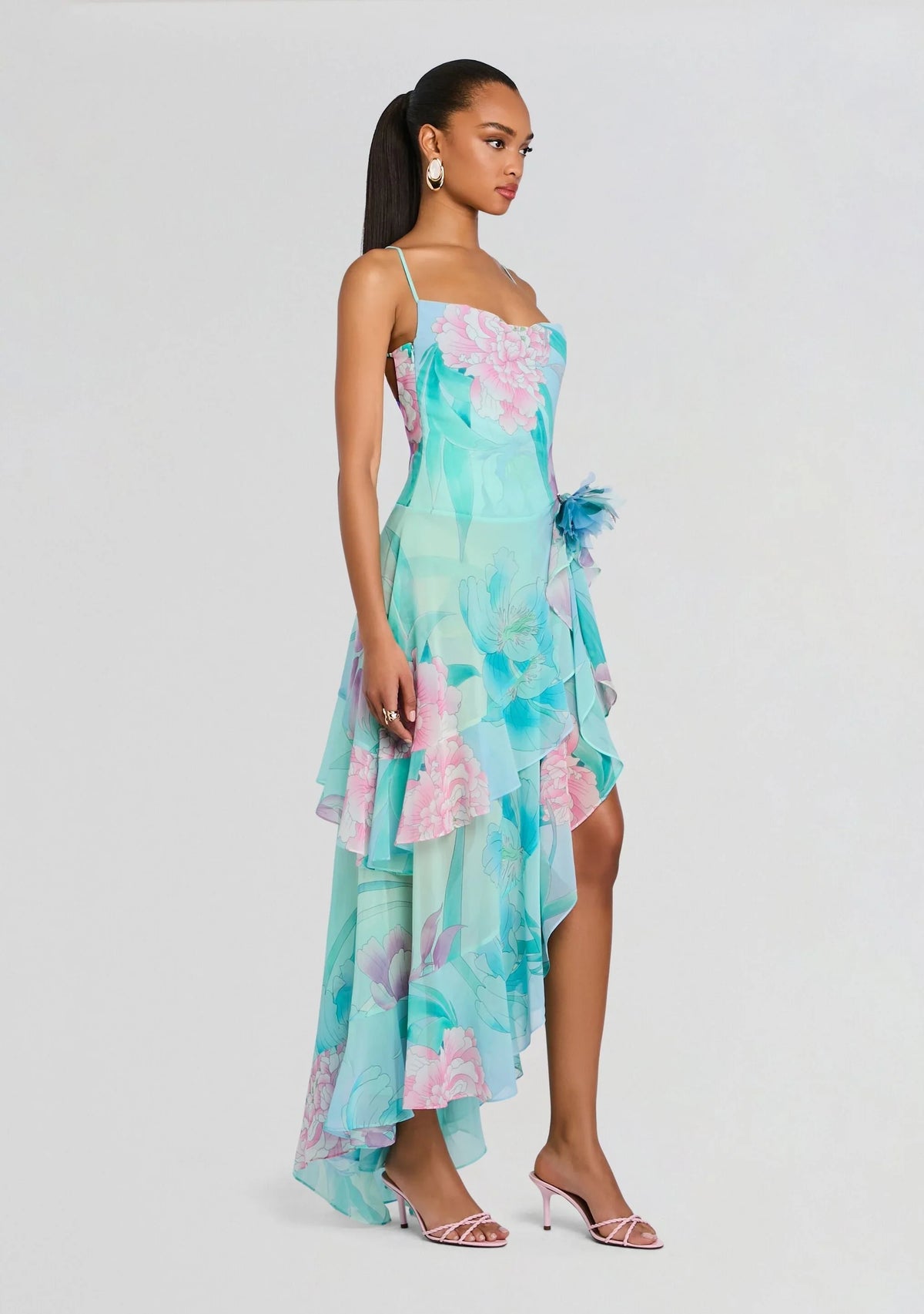 Robe Samara en mousseline de soie