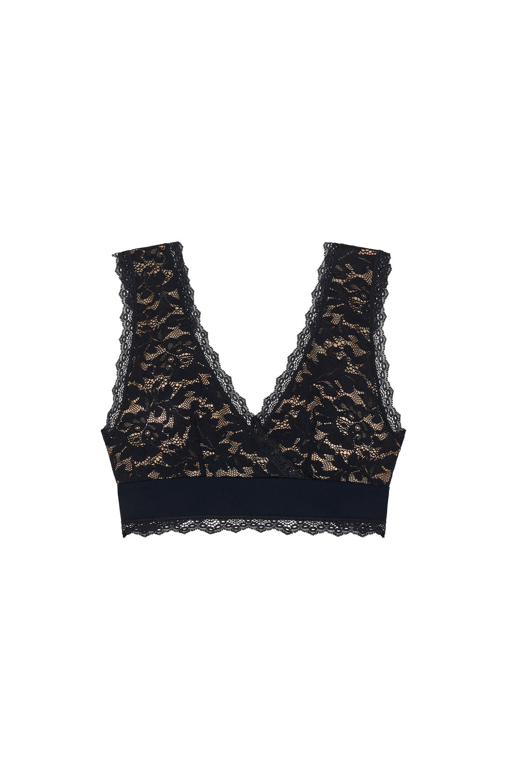 girby Black lace bra