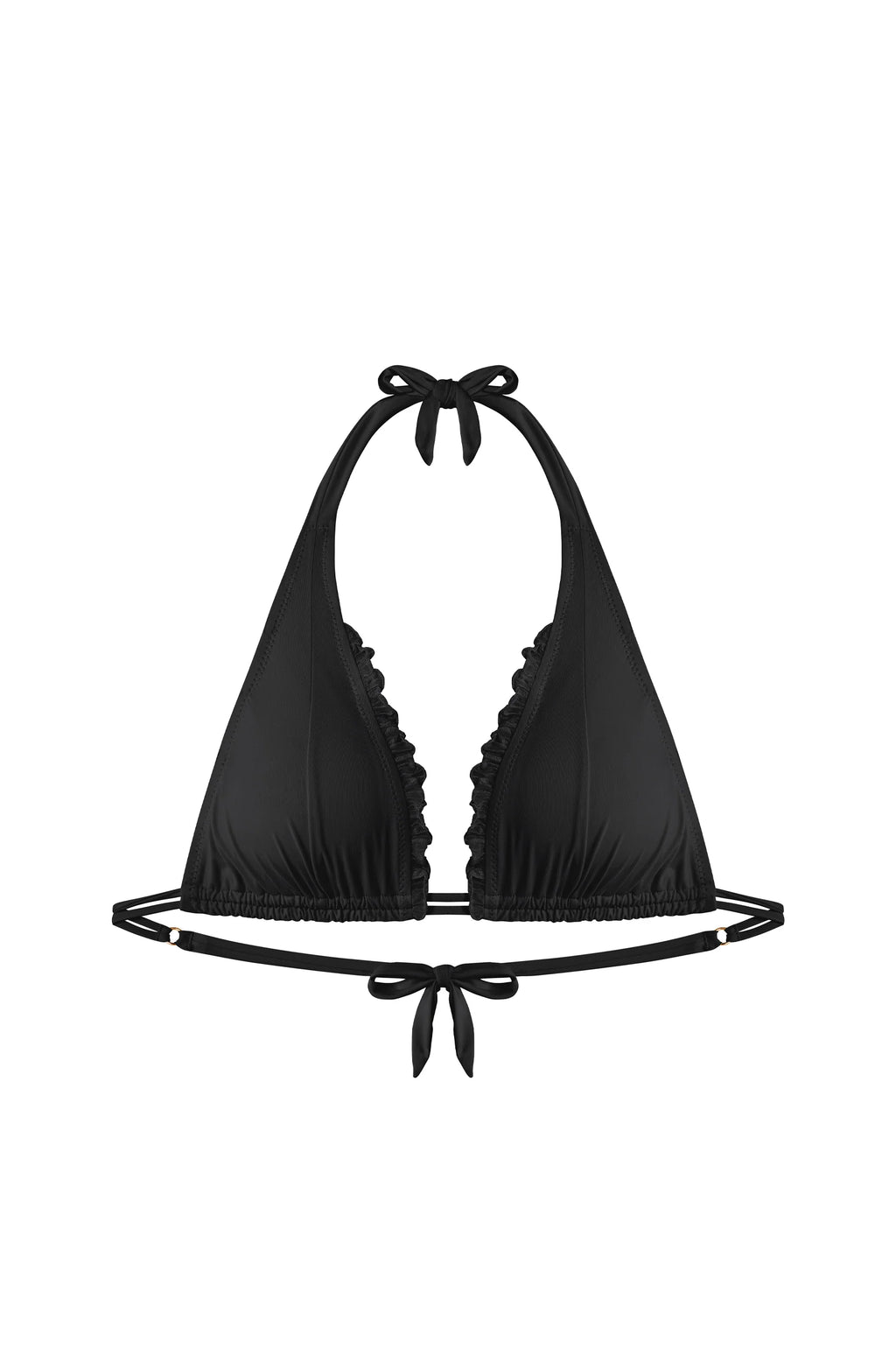 amelys Apple ruffled triangle bikini top