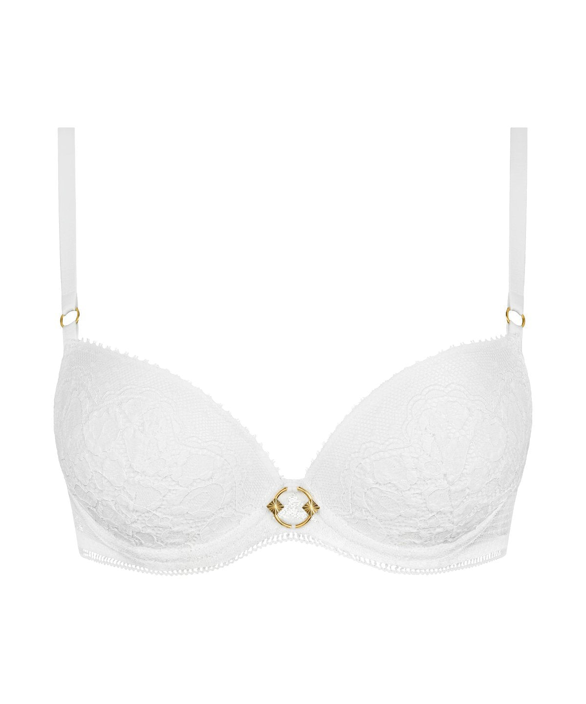 Illusion Fauve Soutien-gorge push-up coques White