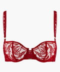 Cœur à Corps Soutien-gorge corbeille avec armatures Rouge Rebelle