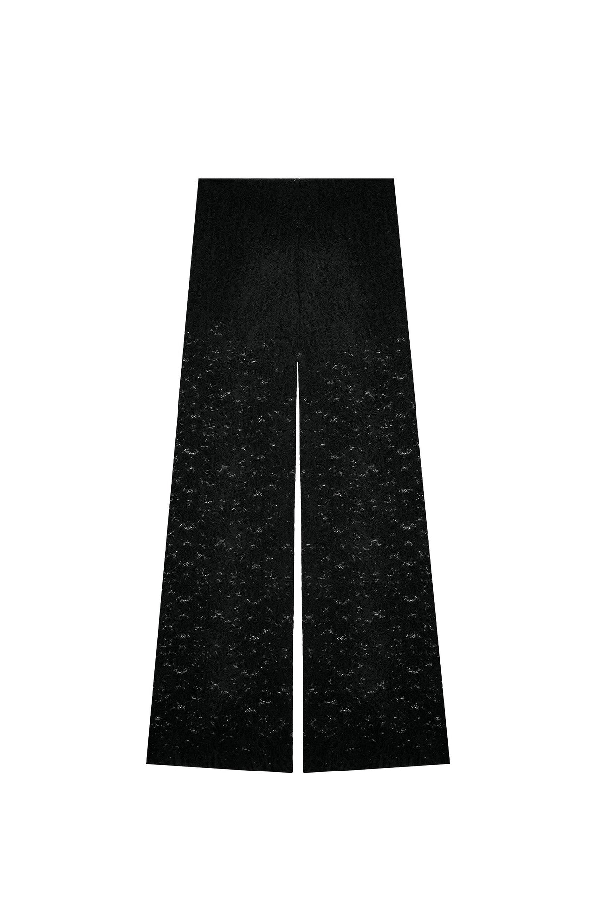 paco Foam white lace trousers
