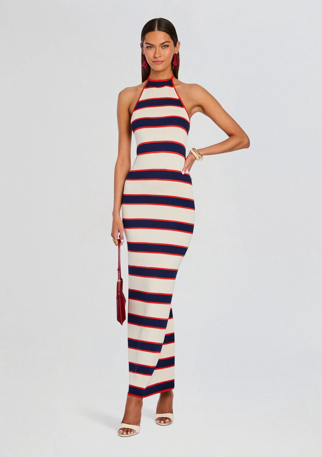 Robe longue en tricot Arrabella