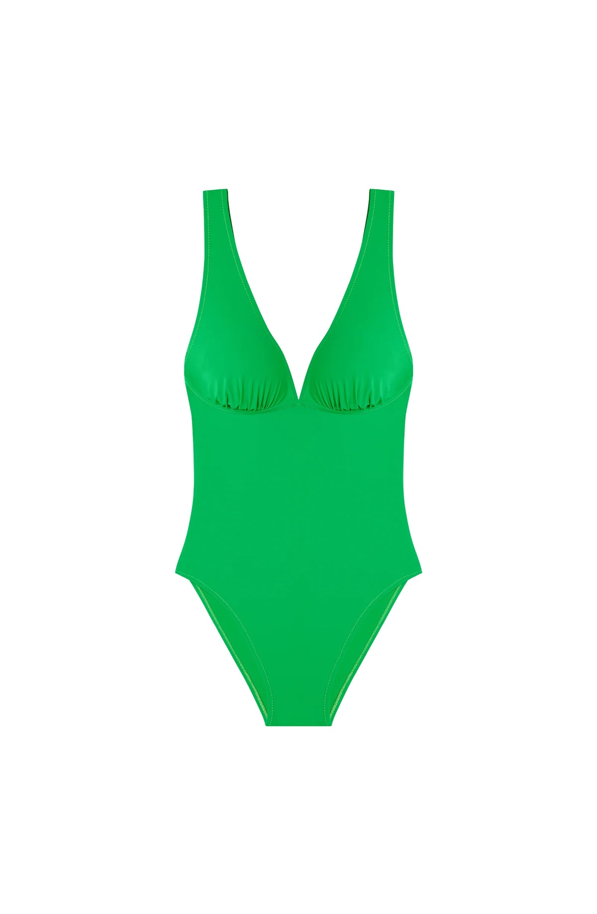 ares Black low-cut swimsuit