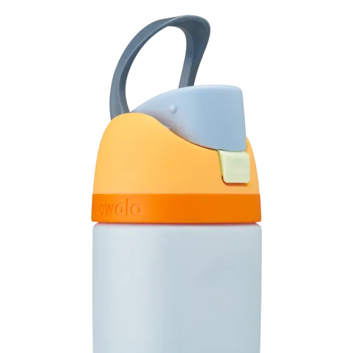 Bouteille d'eau Owala FreeSip en acier inoxydable pour enfants, 473 ml