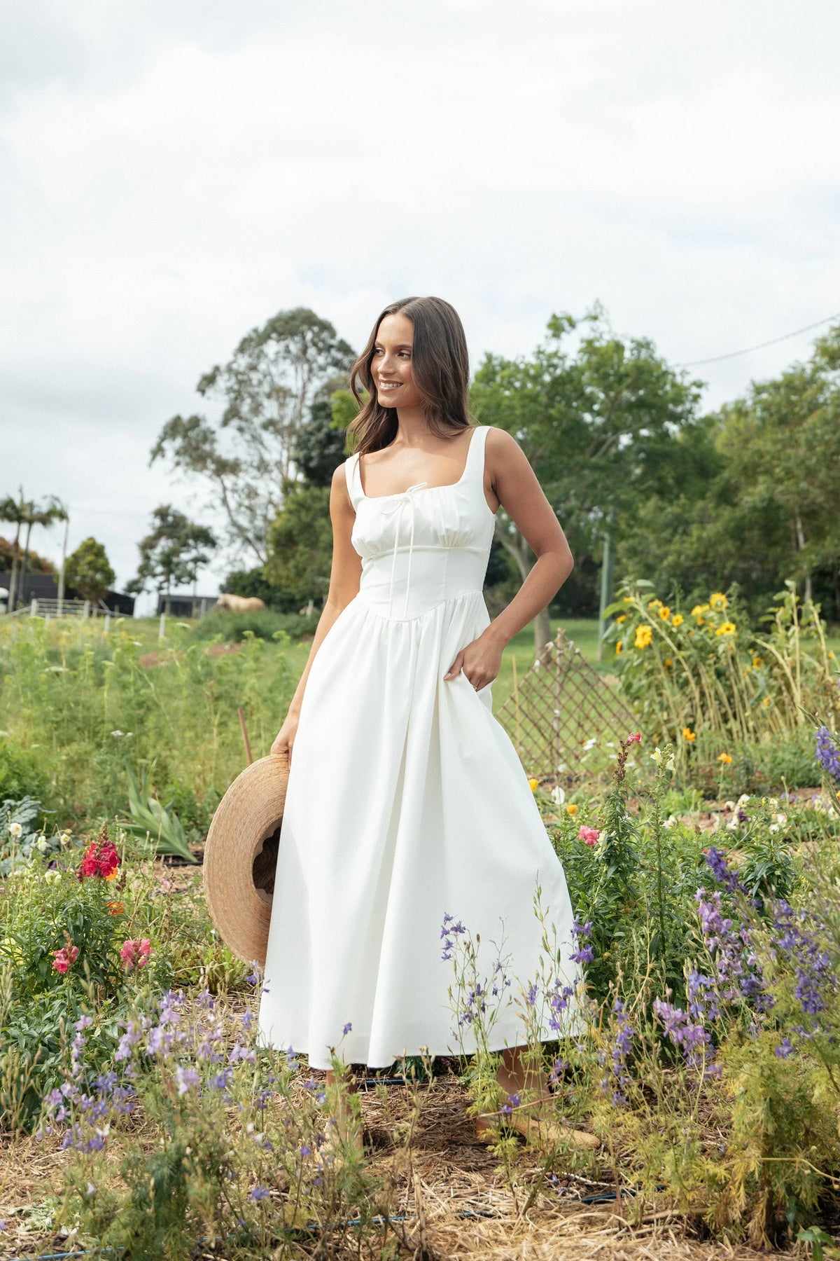 Robe Midi Kinslee - Blanc