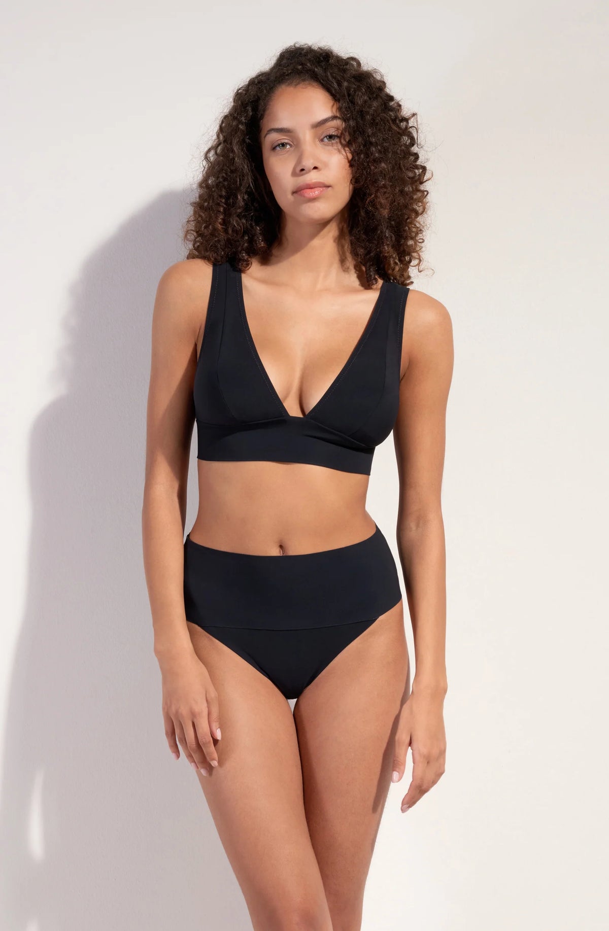 angie Jean high-waisted bikini bottoms