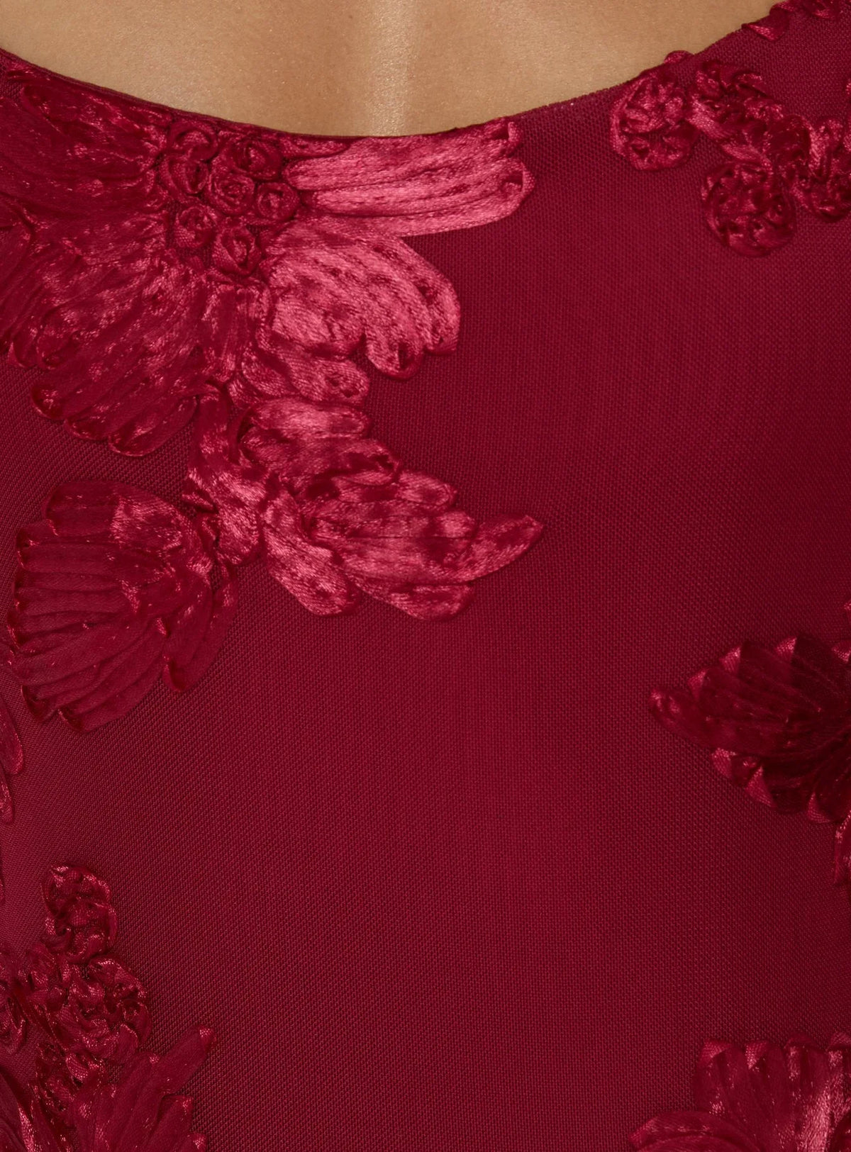 Robe longue Jacalyn rouge