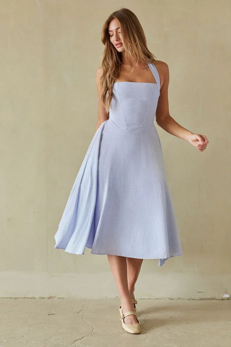 Robe midi Dorothy Gingham