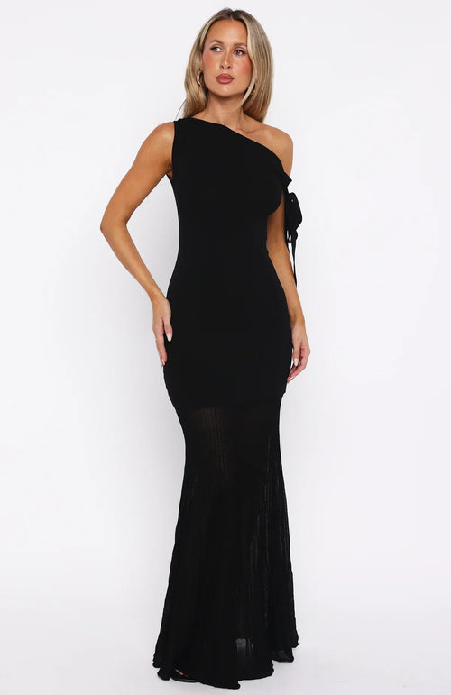 Robe longue Accidentally In Love noire