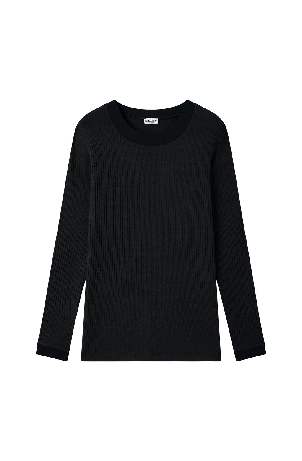tiana Black long-sleeved top