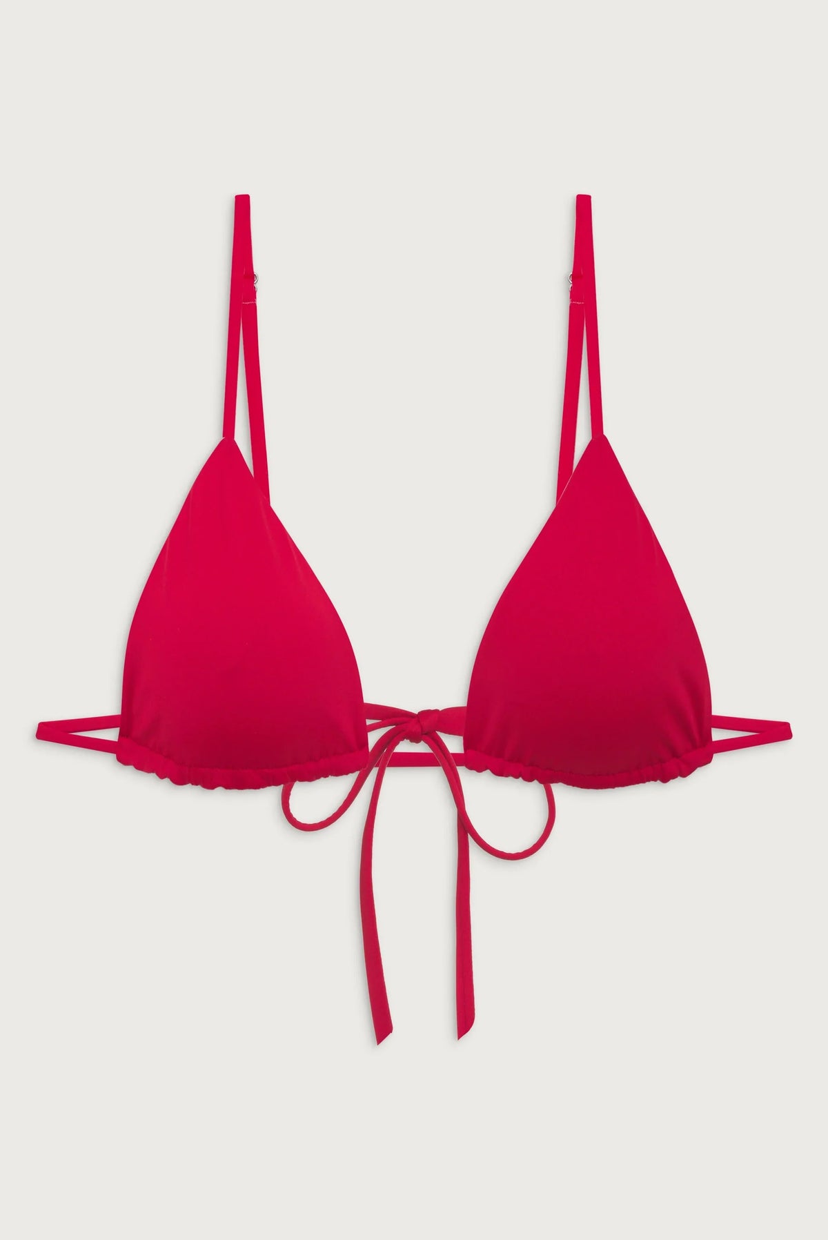 Haut de maillot de bain triangle Lumia - Rouge vif