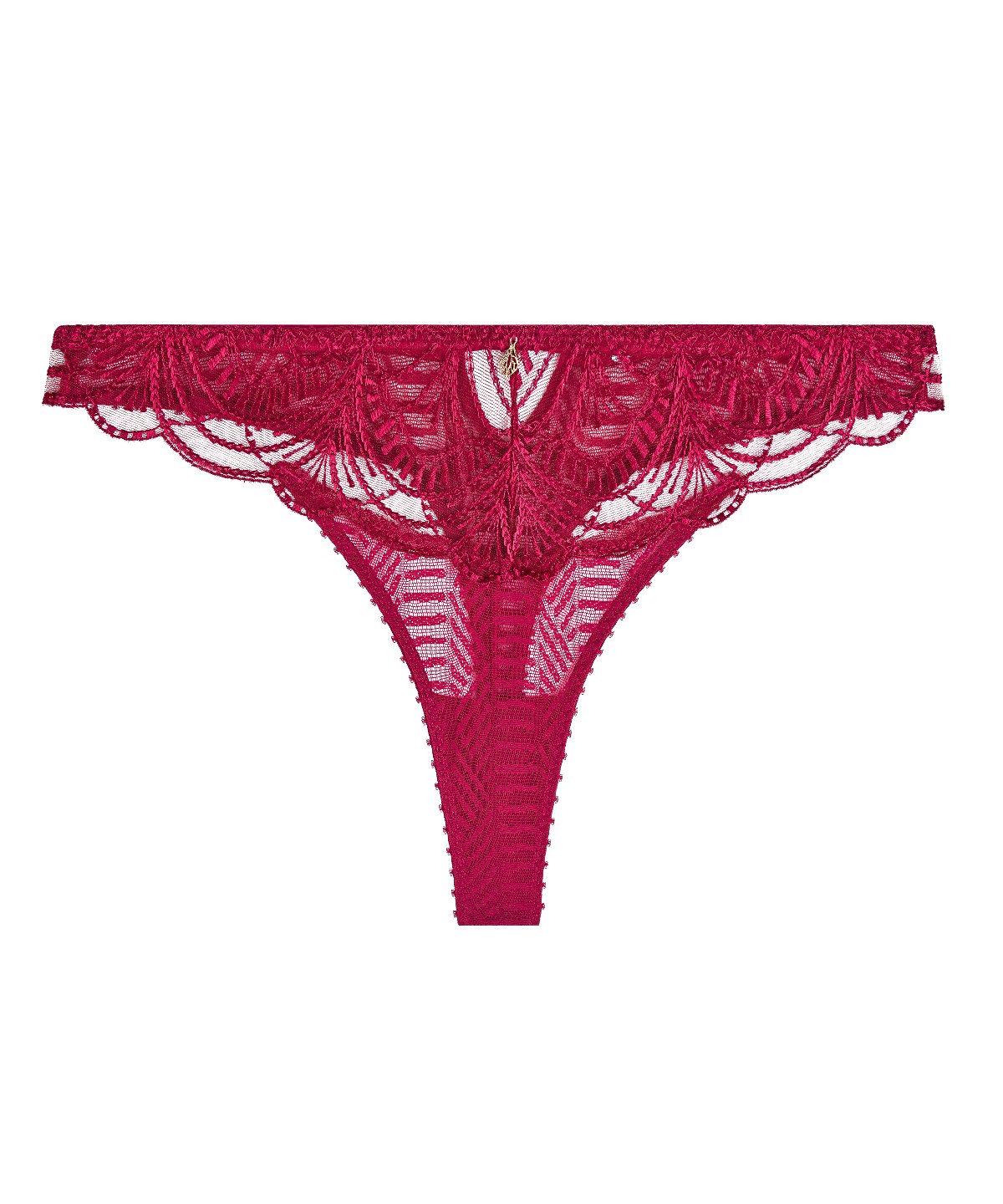 Vibes Tanga Rouge Amour et Uni Bordeaux