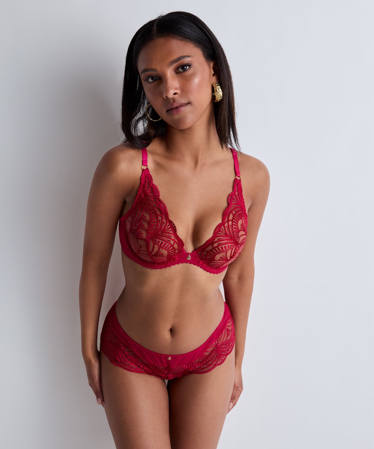 Vibes Shorty Rouge Amour et Uni Bordeaux