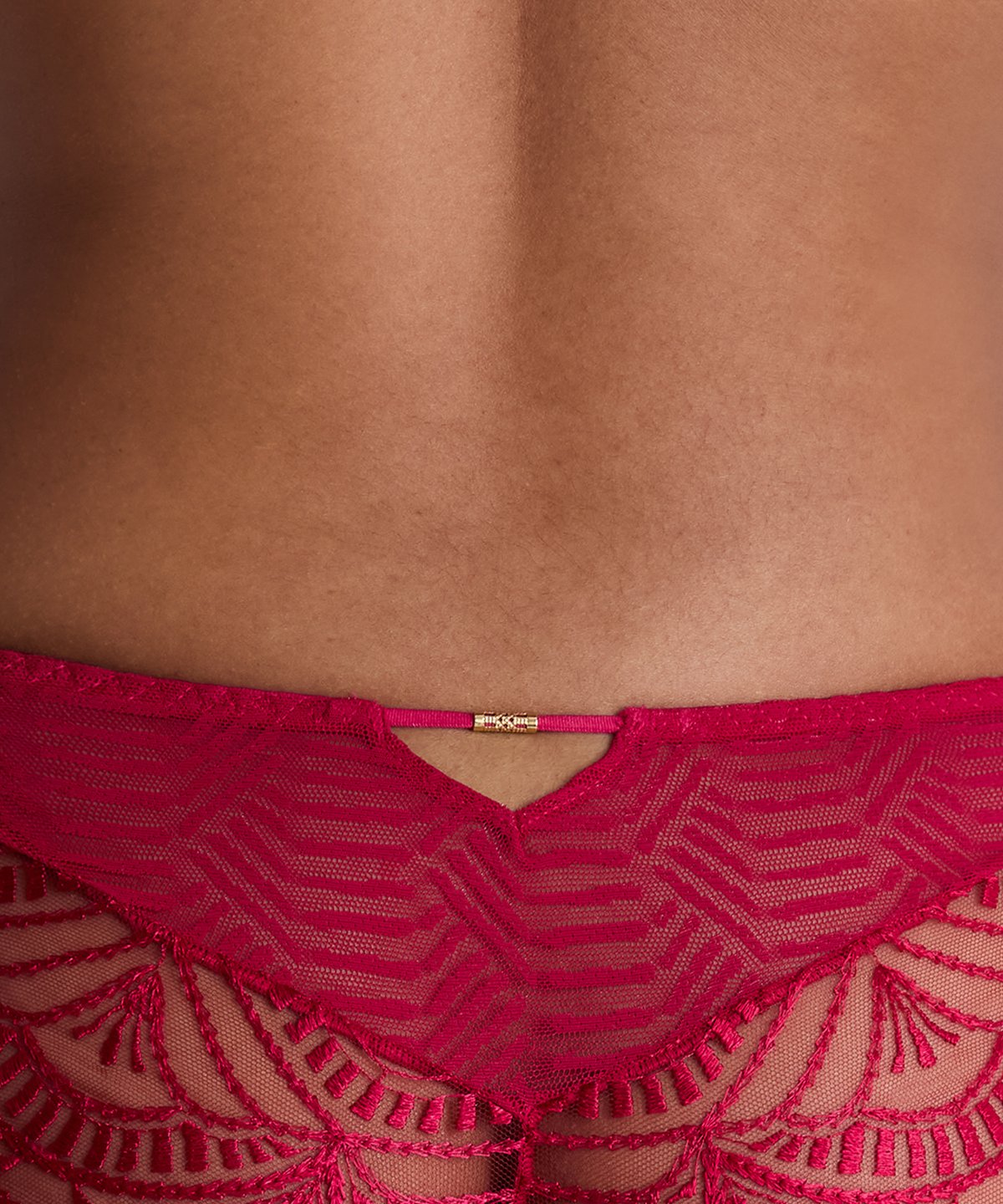 Vibes Shorty Rouge Amour et Uni Bordeaux