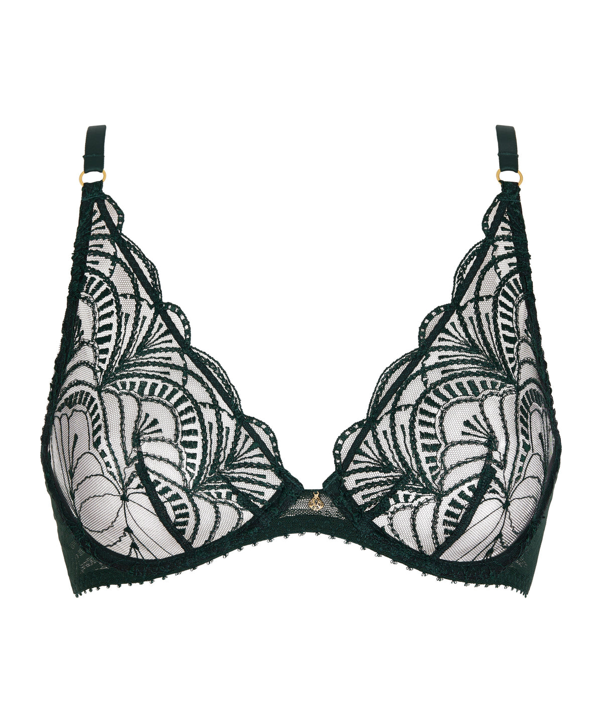 Vibes Soutien-gorge triangle à armatures Vert mystérieux