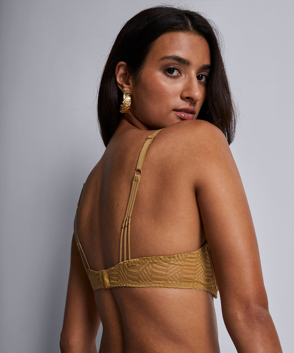 Vibes Soutien-gorge triangle avec armatures Sublime Bronze